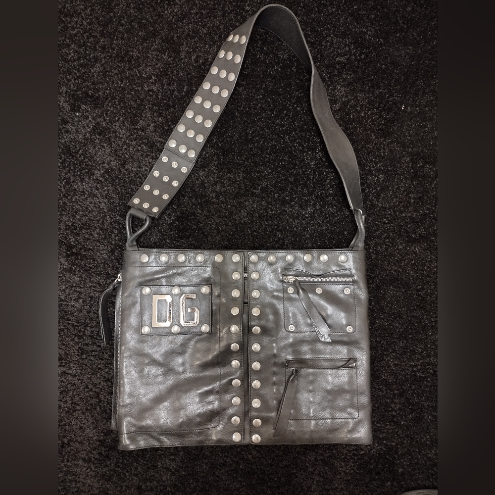 🟤Woman’s Rare Vintage 2000’s Dolce & Gabbana Very Large Genuine Leather Bag